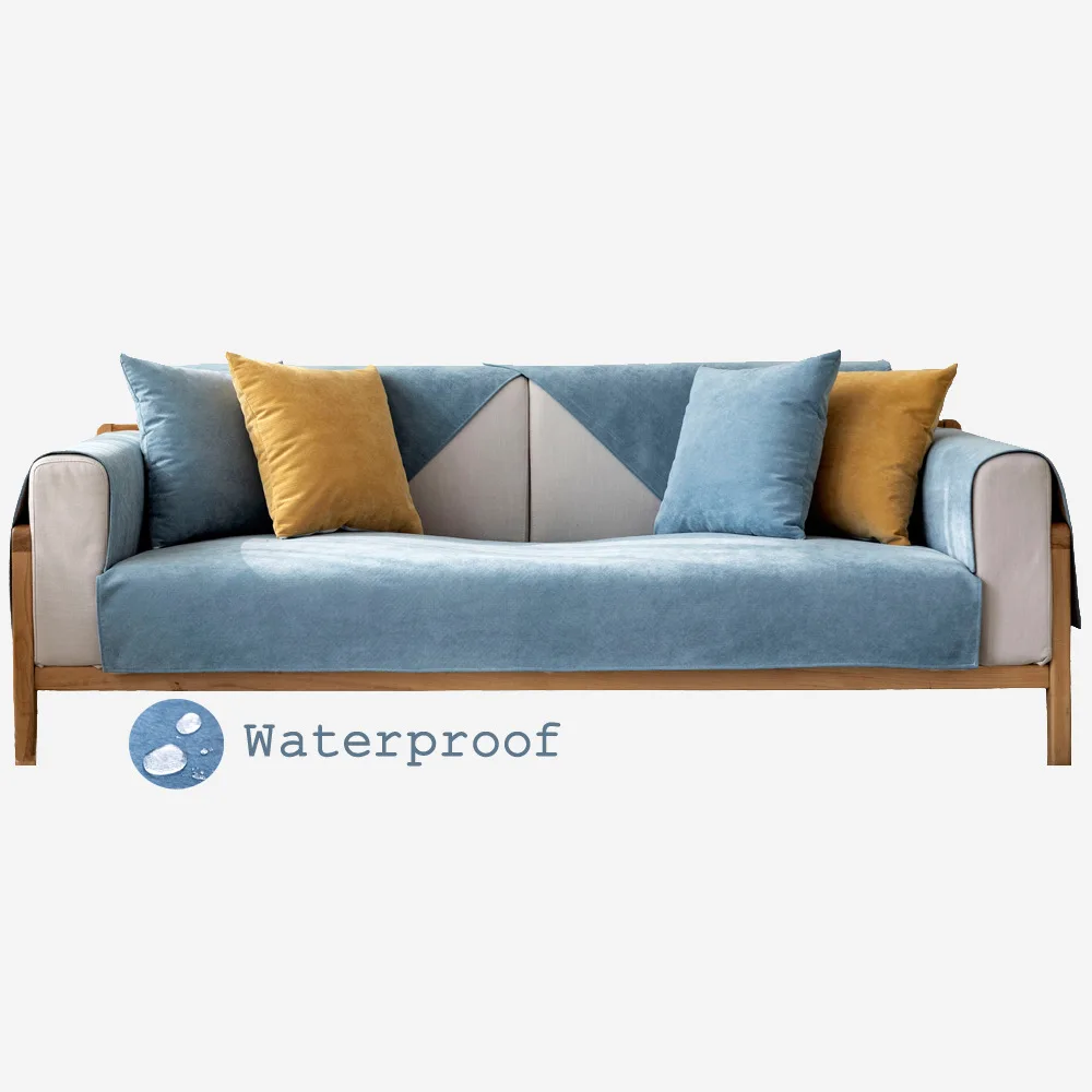 

Waterproof Cushion Sofa Cover Cat Scratch Resistant Anti-skid Qulity Slipcover Pet Urination Sofa Couch Covers Backrest Towel