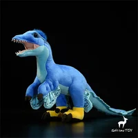 Microraptor High Fidelity Jurassic Dinosaur Plushie Rapator Plush Toys Lifelike Animals Simulation Stuffed Doll Kawai Toy Gift 1