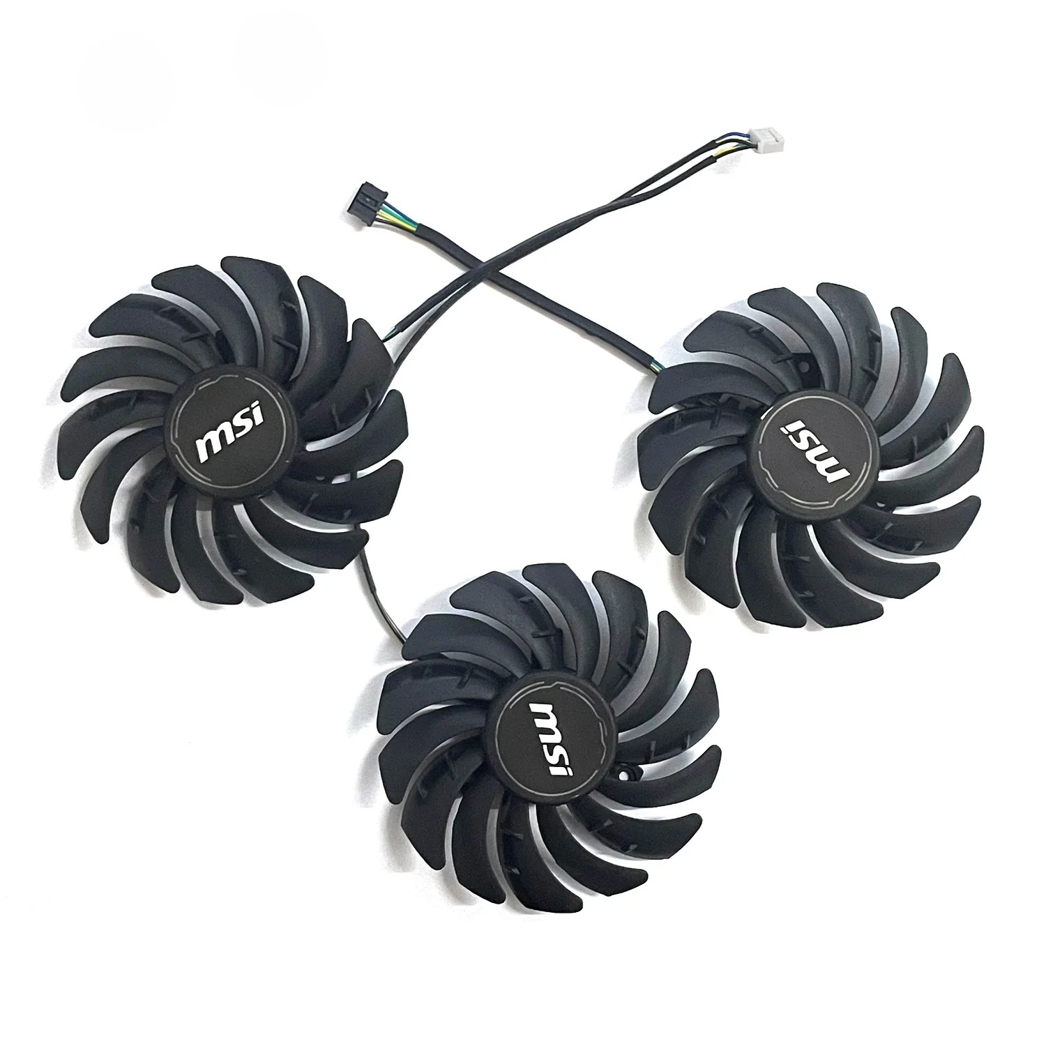 Ventilador do Refrigerador da Placa Gráfica do Jogo 4pin Pld09210s12hh Rtx3080 Msi Geforce Rtx 3060 ti 3070 3080 3090 Ventus 3x - Imagem 5