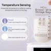 NCVI Breastmilk Storage Bags, 6 Oz Milk Freezer Bags for Long Term Breastfeeding Storage, Temperature Sensing, BPA Free 3