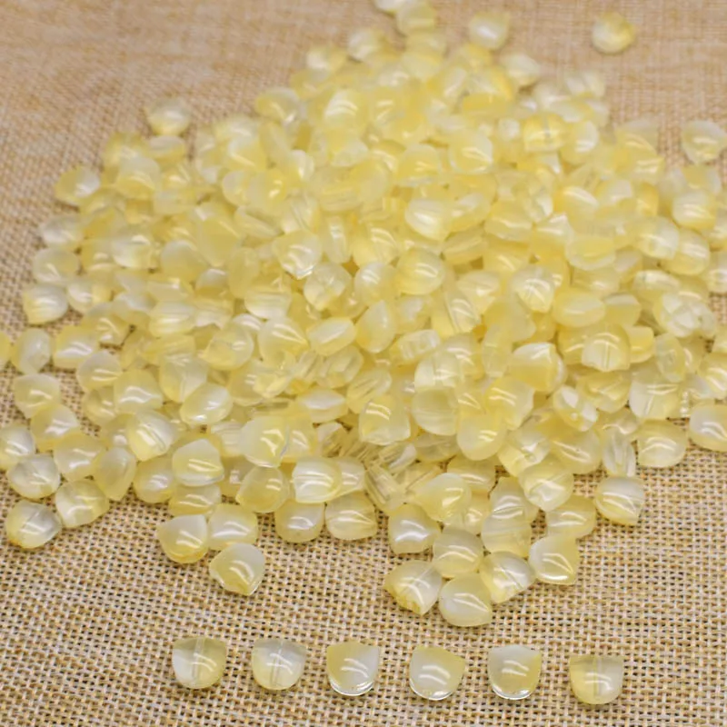 30pcs 9mm Multicolor Glass Tulip Flower Beads