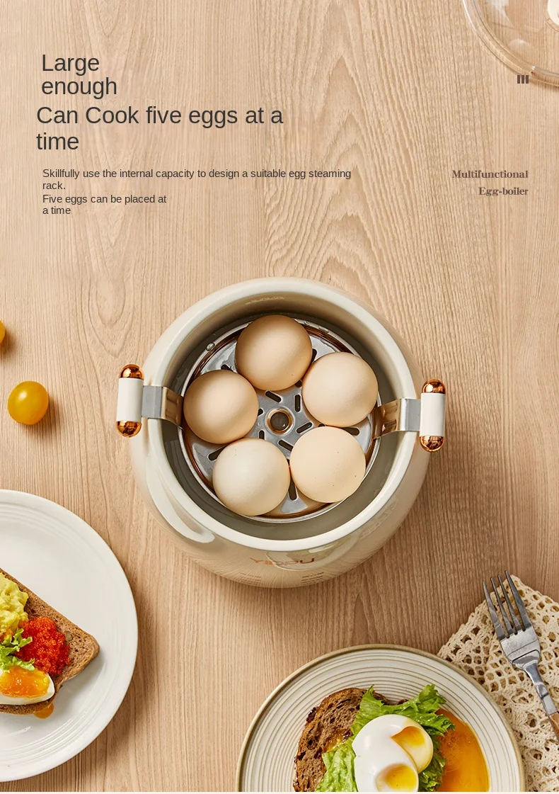 220V Electric Egg Caldeira Multifuncional Pequeno Almoço