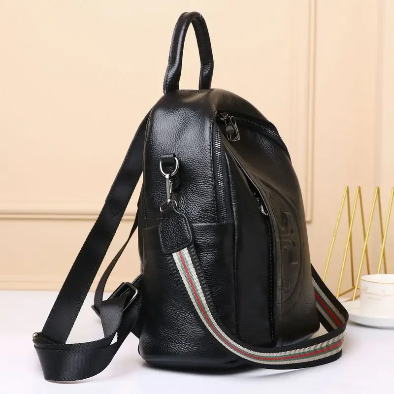 Women's Leather Backpack For Travel School