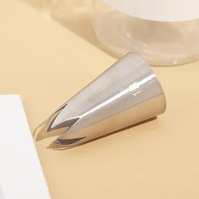 Bcmjhwt Nagy Jegesedéscsövek Fúvókák Torta Sütés Sütő Cupcake Csővezeték Fúvóka Rozsdamentes Acél Tészta Tippek #1B - Image 4