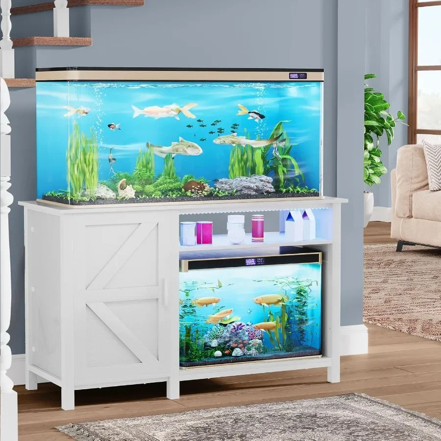 YITAHOME Aquarium Stand with RGB Light Strips