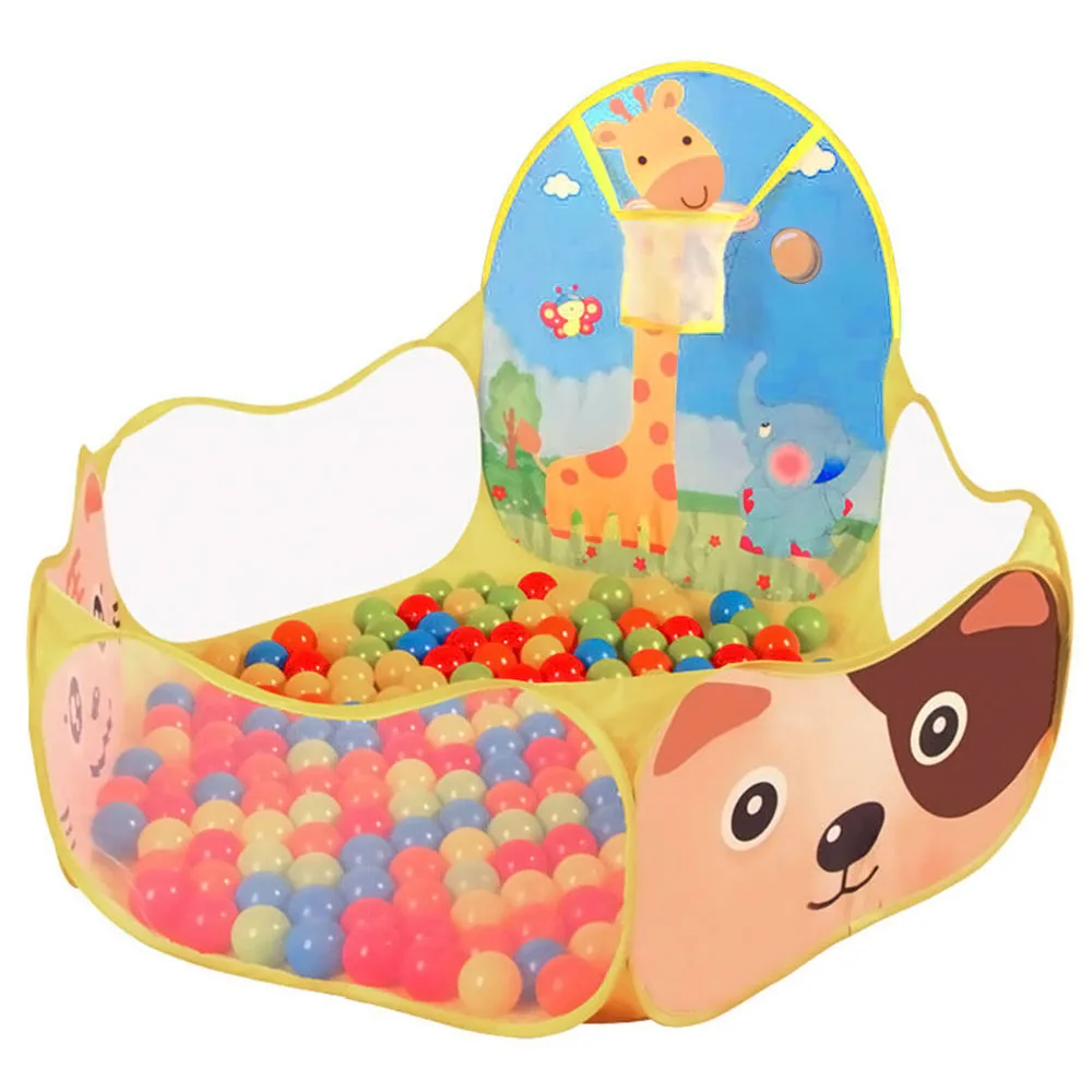 Foldable Cartoon Outdoor Sports Playground Kids Children Ocean Ball Pit Pool Baby Tent Ball Basket Gaming Toys Educational Toy 3