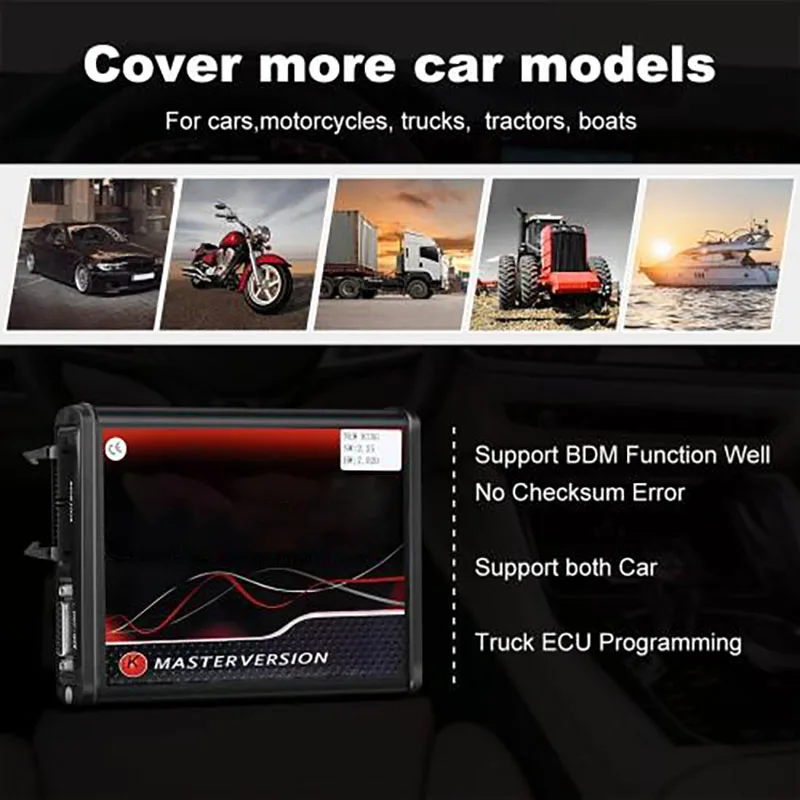 Kess Ktag ECU Chip Tuning Tool KESS V5.017 2.80 KTAG 7.020 2.25 4 LED Unlimited Online Ksuit V2 ECU Programmer with Toolbox