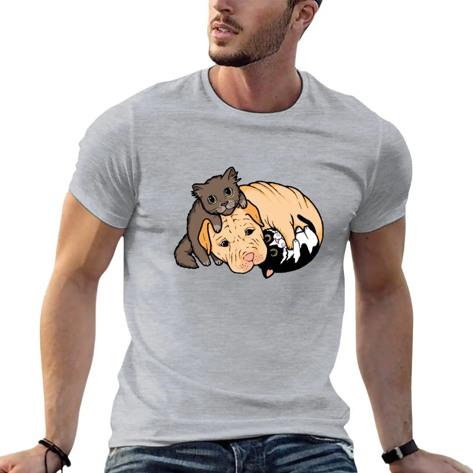 

Chonky Fur Family T-Shirt Aesthetic clothing heavyweights workout shirts for men
