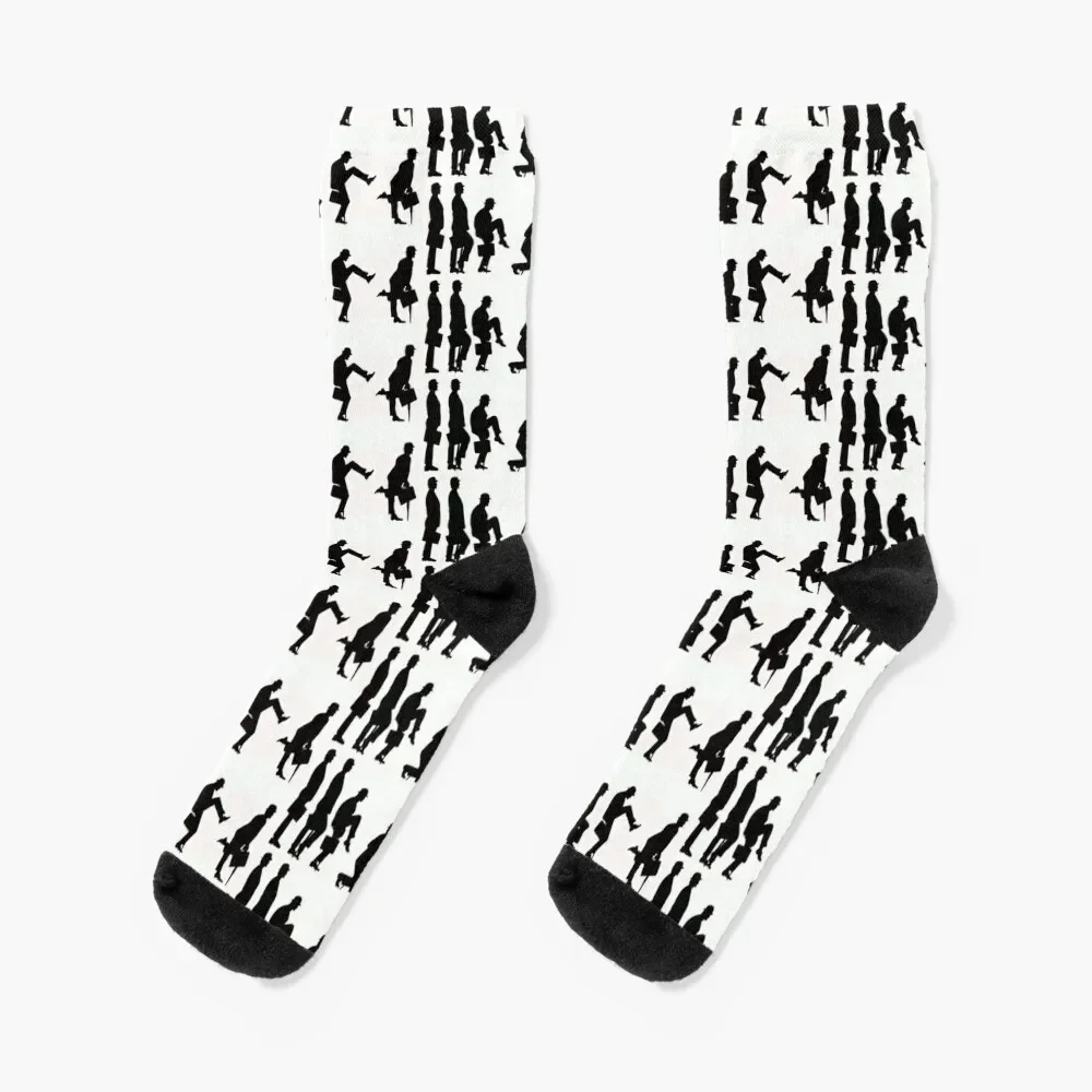 

MINISTRY OF SILLY WALKS Socks Stockings man Rugby funny gifts Mens Socks Women's
