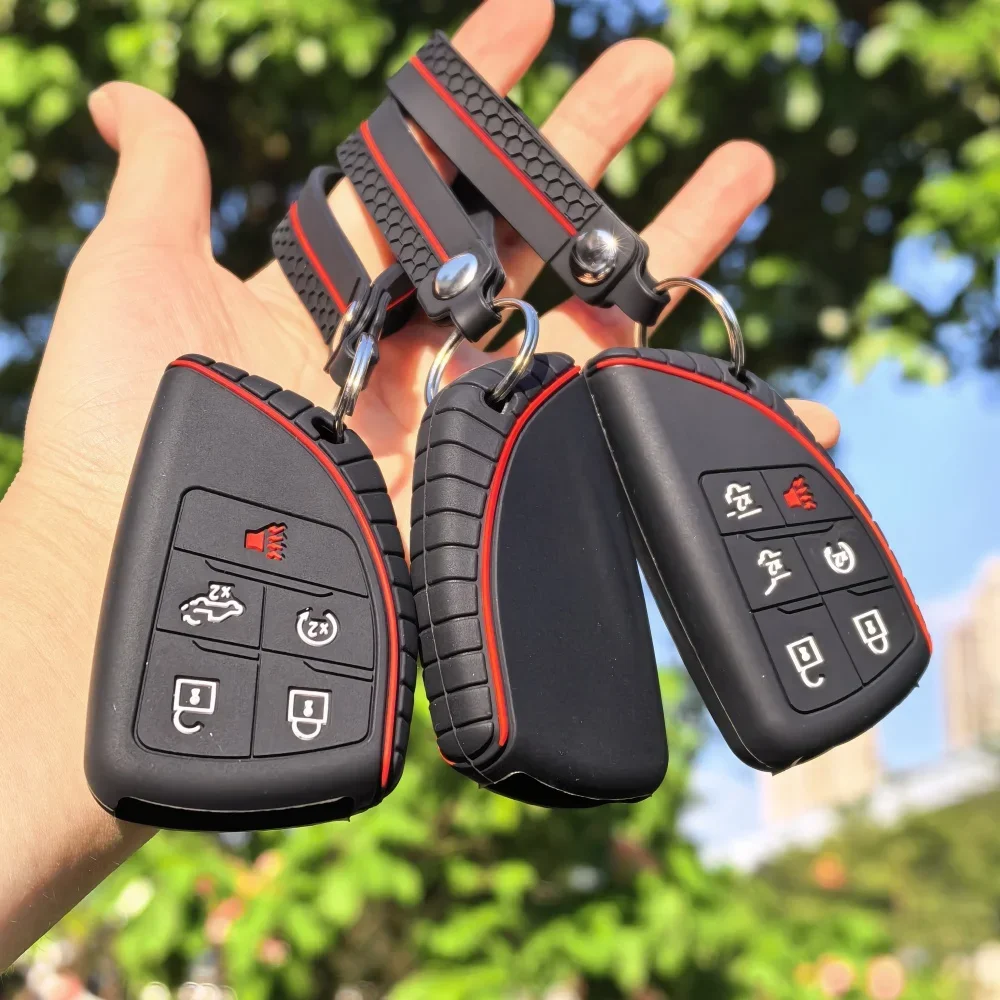 Luxurious Car Key Cover Case with Keychain