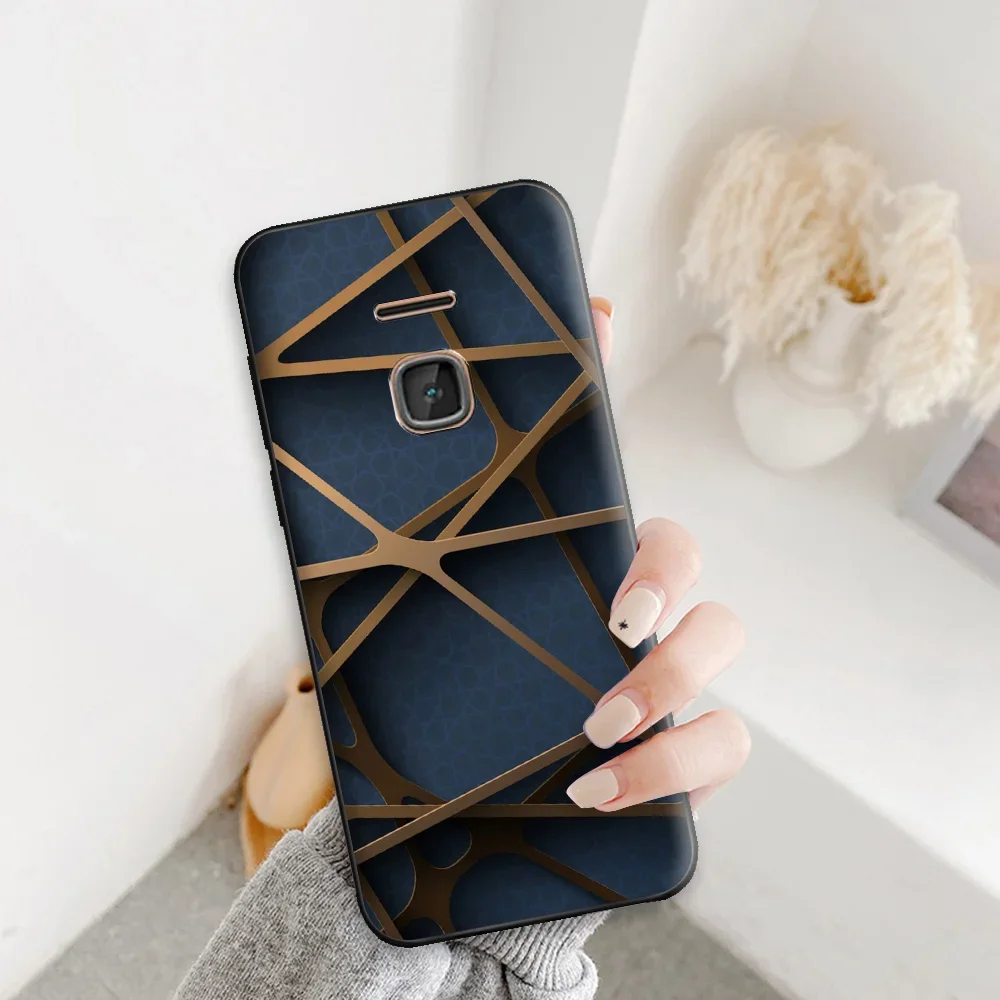 Patterned Silicone Soft TPU Back Cover - Stylish Protective Case