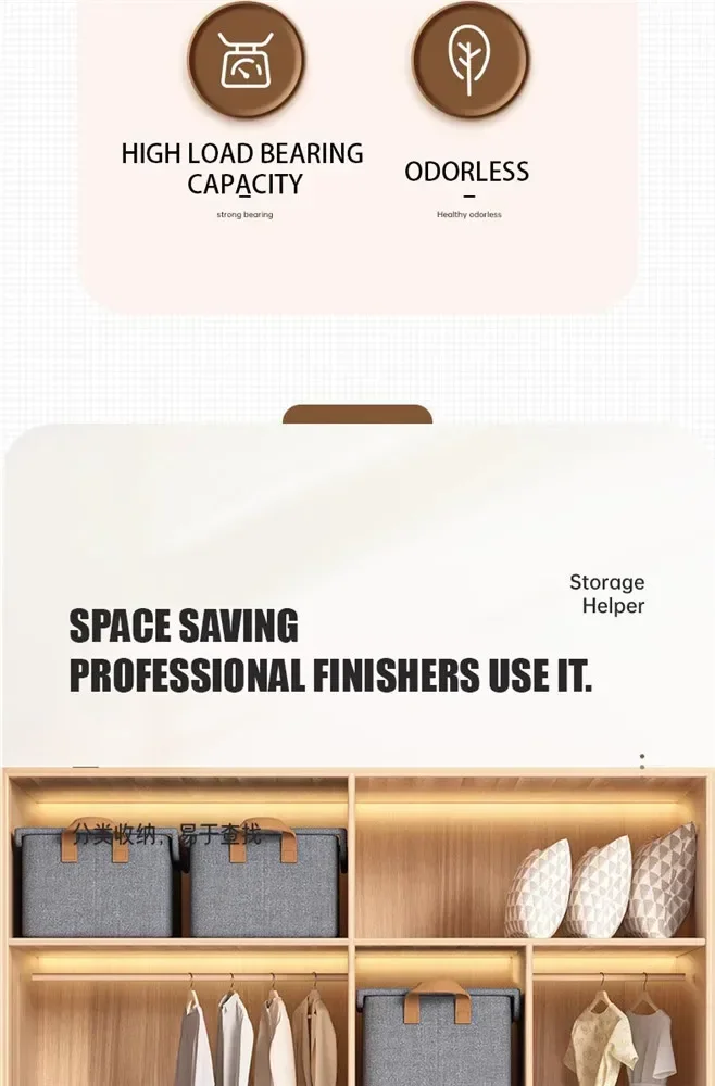 Description Picture 5 of itemBedroom Clothes Storage Box With Transparent Lid Drawers Organizer For T-Shirt Pants Underwear Organizer Wardrobe Storage