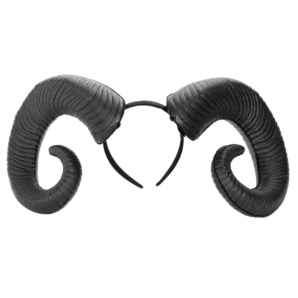 

Creative OX Horn Headband Detachable Hair Hoops Stylish Headdress Hair Accessories Party Favors Supplies for Festival Carnival