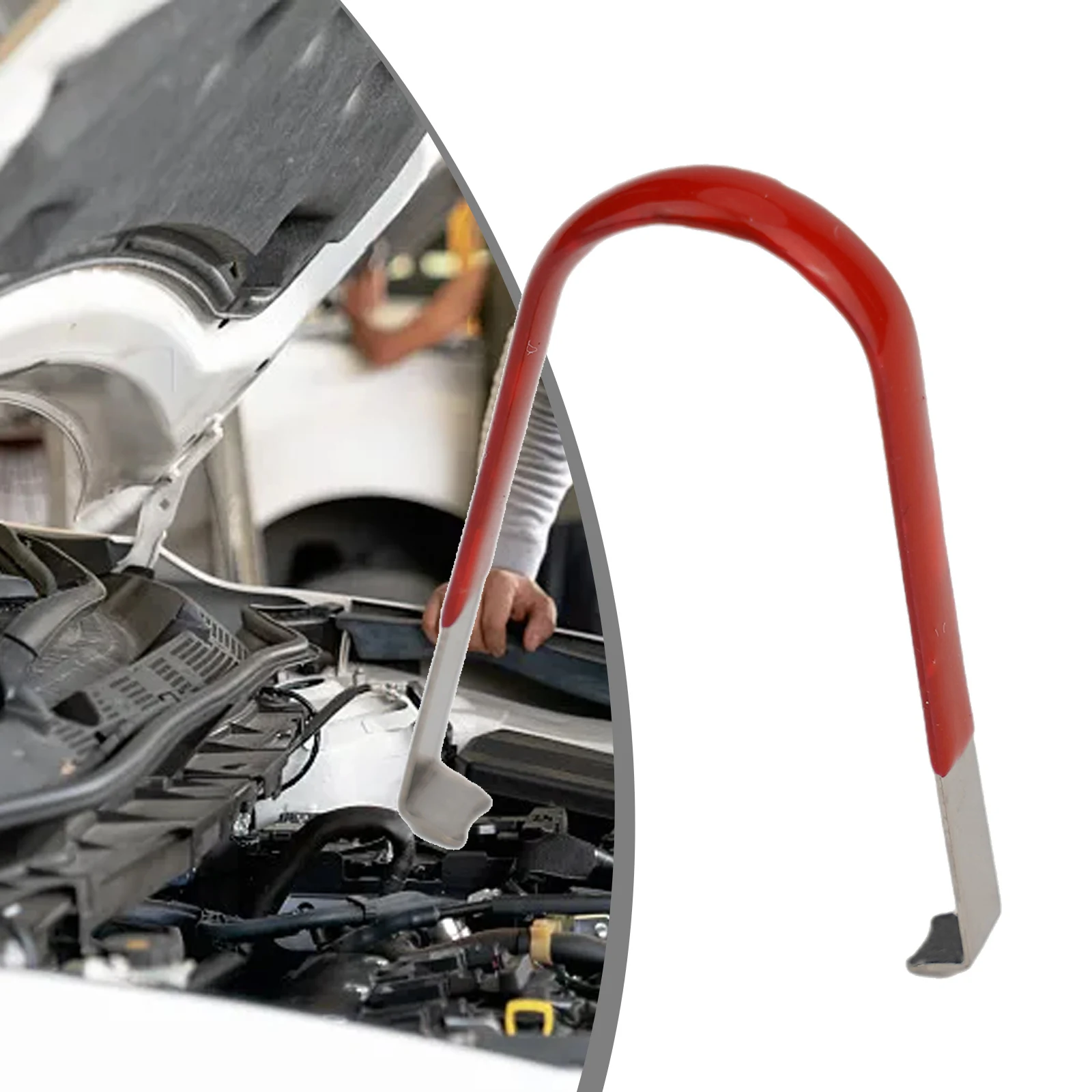 

Car Wheel Nut Bolt Covers Cap Remover Tool Key Tweezers Metal Red Color Fit 17mm/19mm/21mm/23mm Universal Gripping Edge Tools
