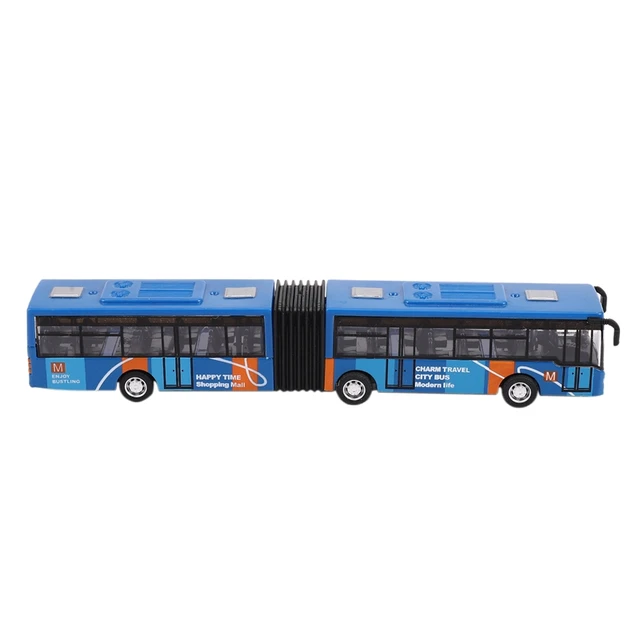 Children'S Diecast Model Vehicle Shuttle Bus Car Toys Small Baby Pull Back Toys 4