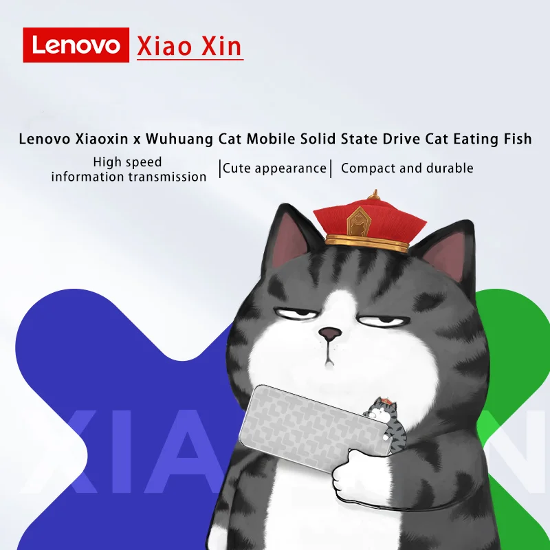 Lenovo Xiaoxin Portable SSD External 512GB/1TB SATA high speed transimission for Mac Laptop Desktop Android Iphone Ipad