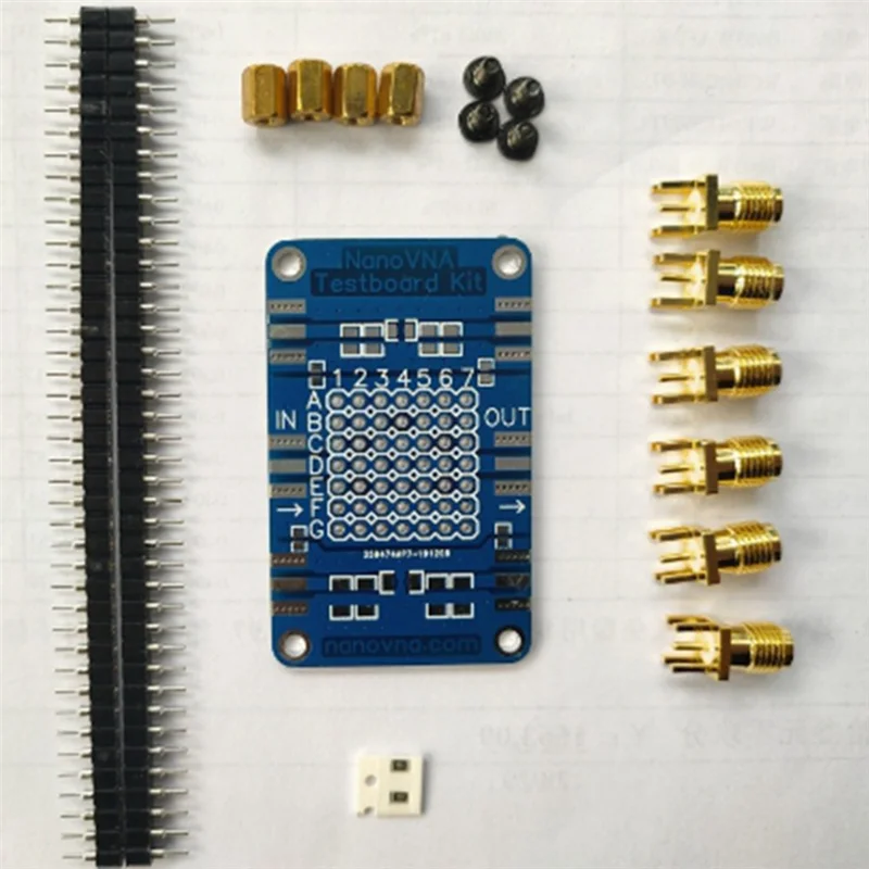 Light System Expansion Board NanoVNA Testboard Kit VNA Test Demo Board Vector Network Analyzer Testing Board