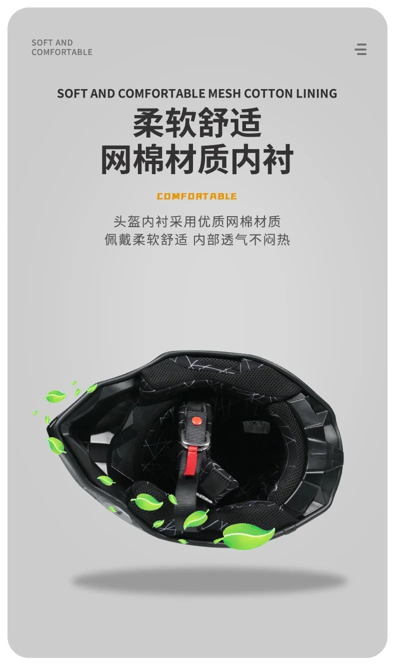 Casque Intégral Motocross Mangen – Certifié DOT, Ultra Résistant Pour VTT, Moto Cross, Tout-Terrain (Verre Noir, XL)
