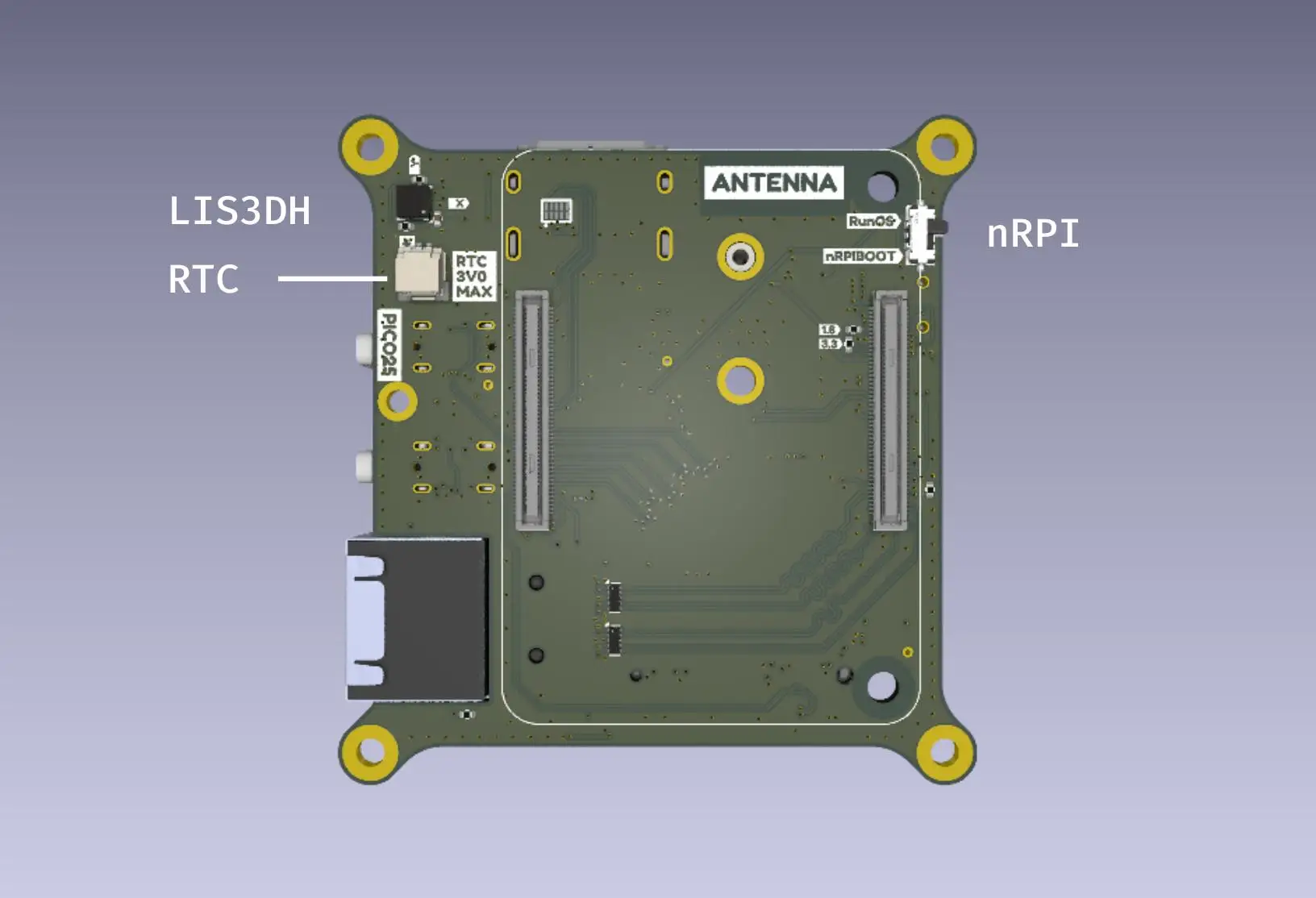 Raspberry Pi Compute Module 5 CM5 MINIMA Compact Carrier Board, M.2 Key Slot Hailo AI/SSD,CSI/DSI,Gigabit Ethernet,HDMI,USB-C PD