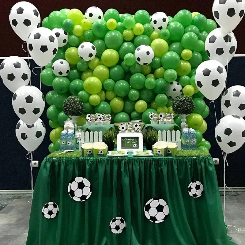 Football-Themed Latex Balloons (12-Inch) - Perfect Decor for Birthdays & Sports Events