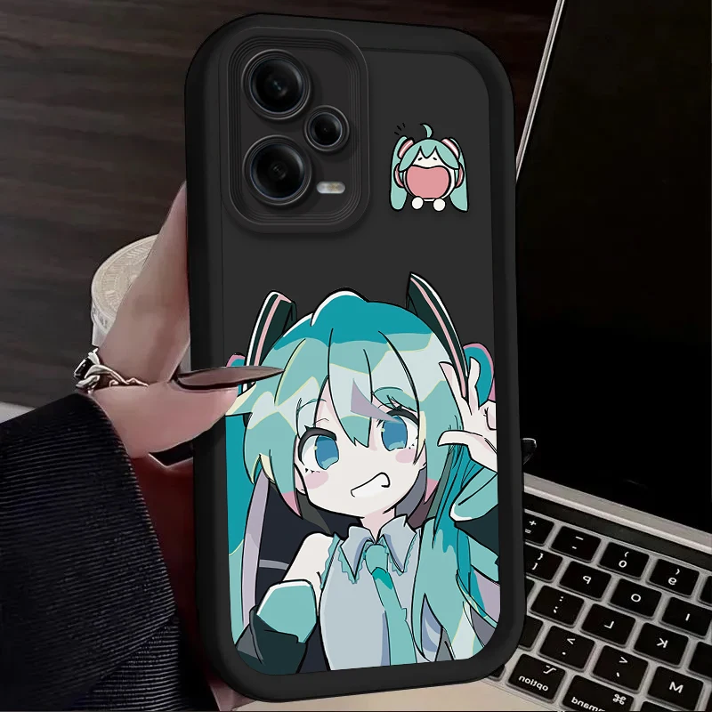 Miku Q Version Emoji Soft Phone Case