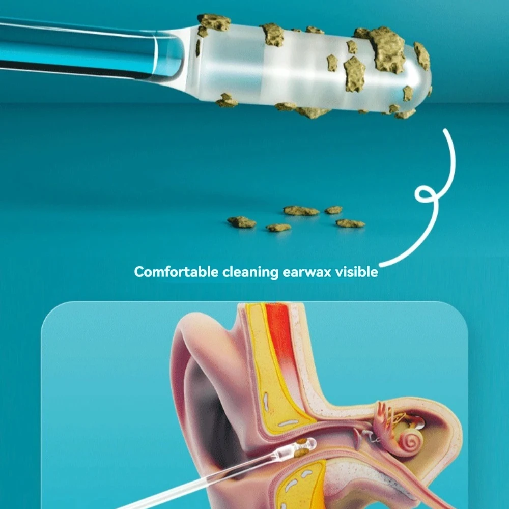 Sticky Ear Digger Ear Digging Tool Ear Wax Cleaning Special Not Hurt Ear Digging Spoon Ear Digging Cotton Swabs