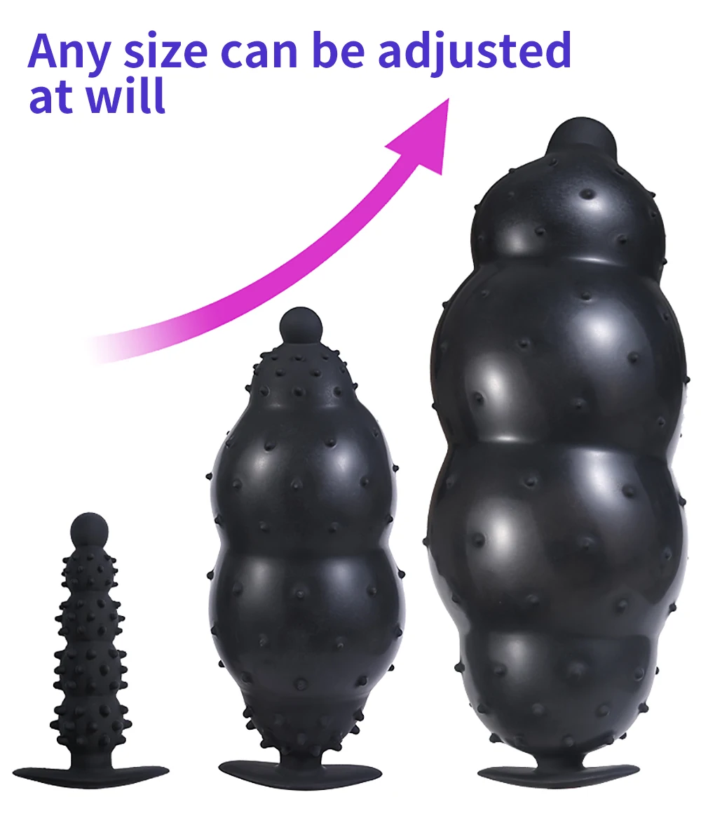 Plug anal expandible y masajeador de próstata para hombres y mujeres_voghion.com