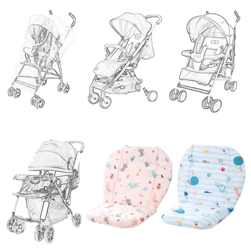 

Universal Feeding Highchair Pad Cover Newborn Pram Pushchair Accessories Baby Stroller for SEAT Cushion Liner Mat DropShipping