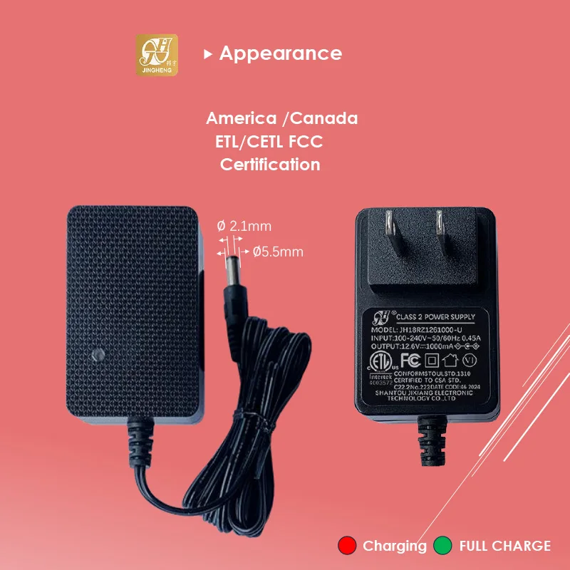 Caricabatteria al litio per utensili elettrici 12,6 V 16,8 V 500 mA 850 mA 900 mA 1 A 1,2 A 2 A 3 A standard USA, UE, Regno Unito - immagine 6