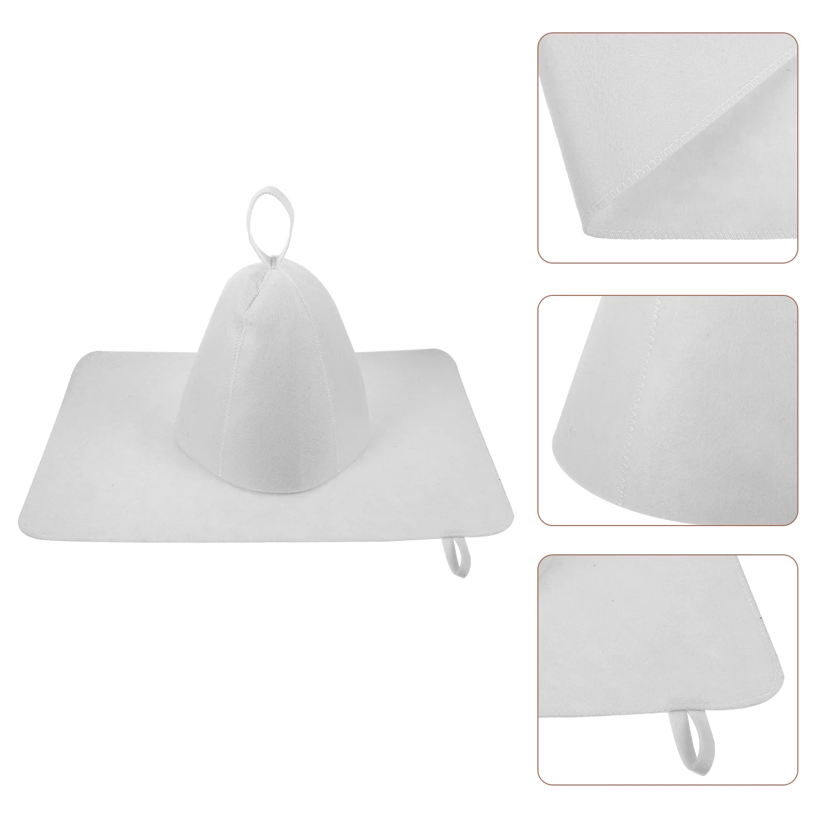 Comfort Sauna Cappello Portatile Sauna Pad Feltro Sauna Cappello Addensato Sauna Cappello Sauna Fornitura Sauna Per Sauna Indoor Home Daily
