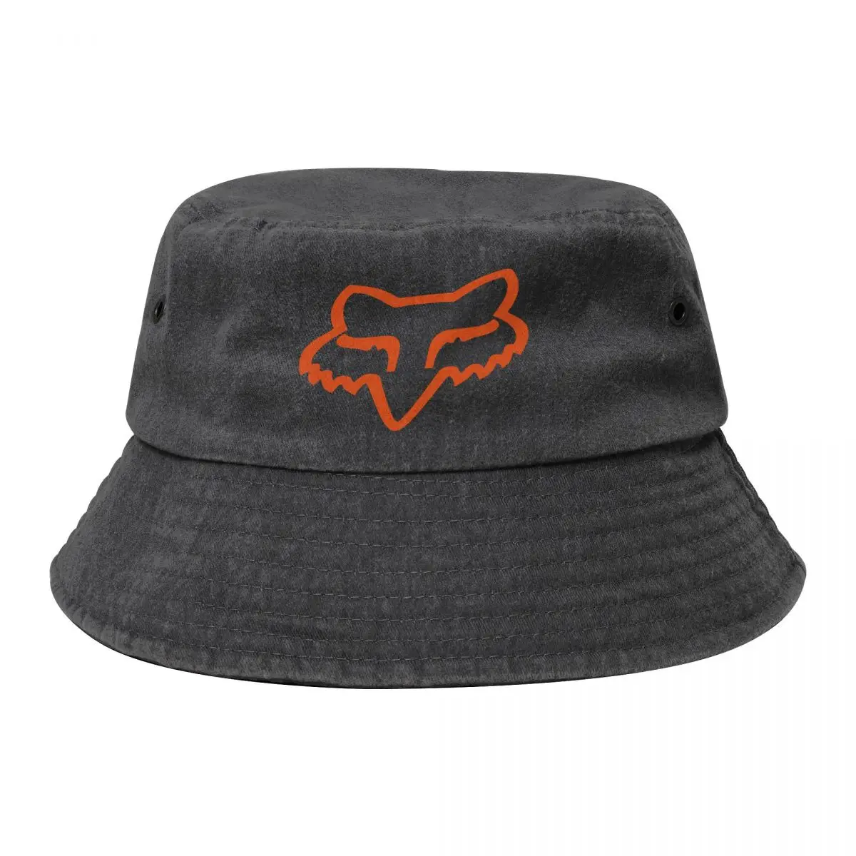 

Hot Summer F-fox Racing Outfits Cotton Denim Bucket Hat Unique Design Men Women Fisherman Caps For Hiking