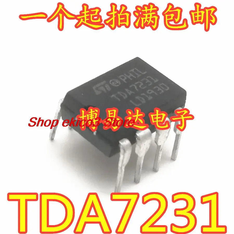 

10 шт., Оригинальные запасные части TDA7231A TDA7231 DIP8