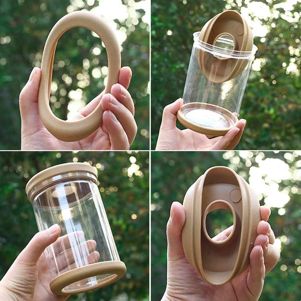 Transparent pot Hydroponic flower pot Flower pot Sturdy Clear Plant Pot for Indoor and Outdoor Plant Placement (2PCS)