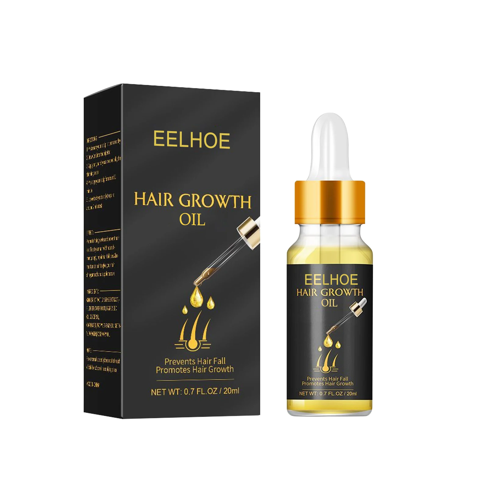 Hair Growth Essential Oil To Prevent Hair Loss White Hair Strengthening Hair Care Moisturizing Nutrition Solution
