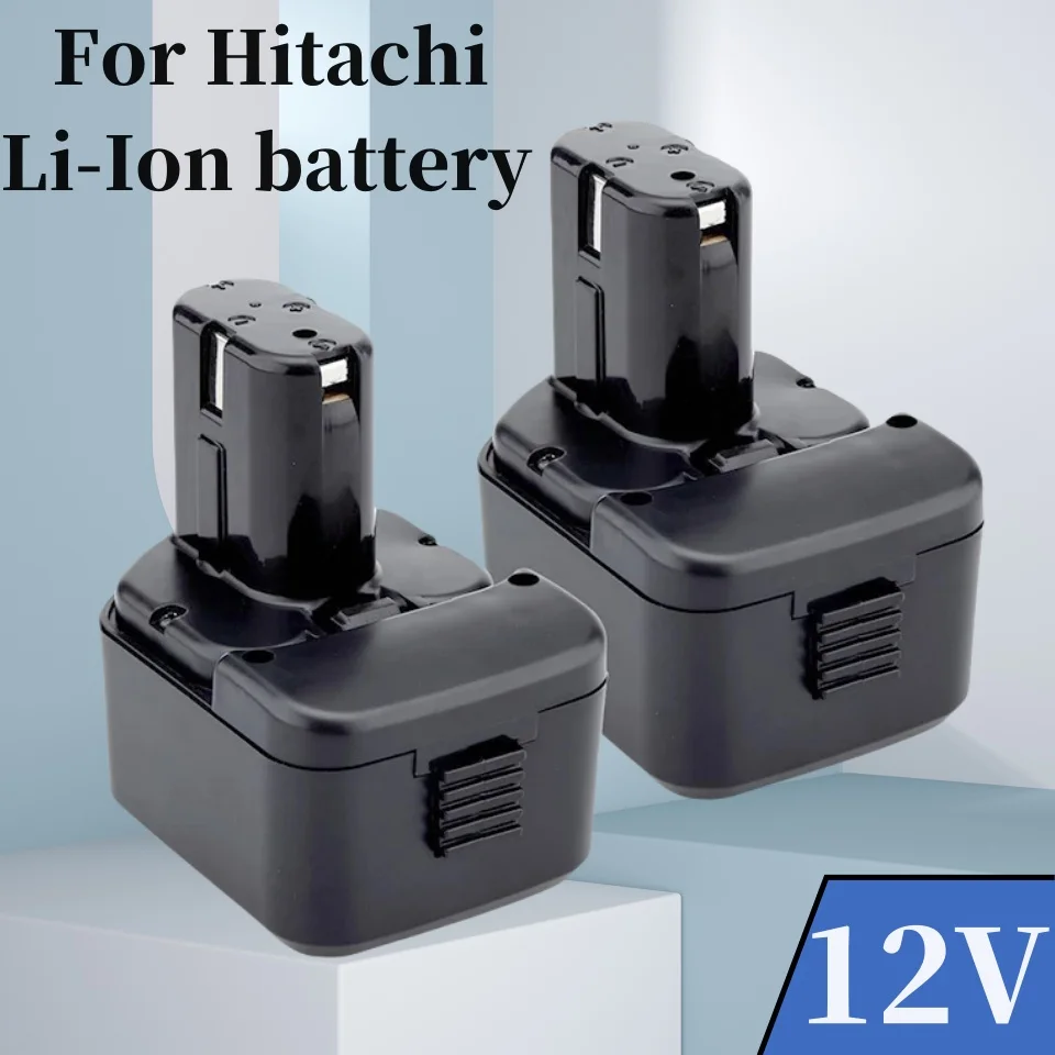 

New 12V battery 12800mAh 12V rechargeble Battery for Hitachi EB1214S 12V EB1220BL EB1212S WR12DMR CD4D DH15DV C5D , DS 12DVF3