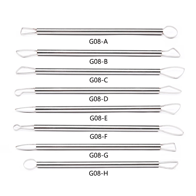 Kit 10 Herramientas De Escultura En Acero Inoxidable - Para Arcilla, Cerámica Y Modelado