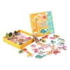 Wooden Matching Puzzle Game Early Education Cognitive Animal Fruit Transportation Educational Toys Children's Gifts 3