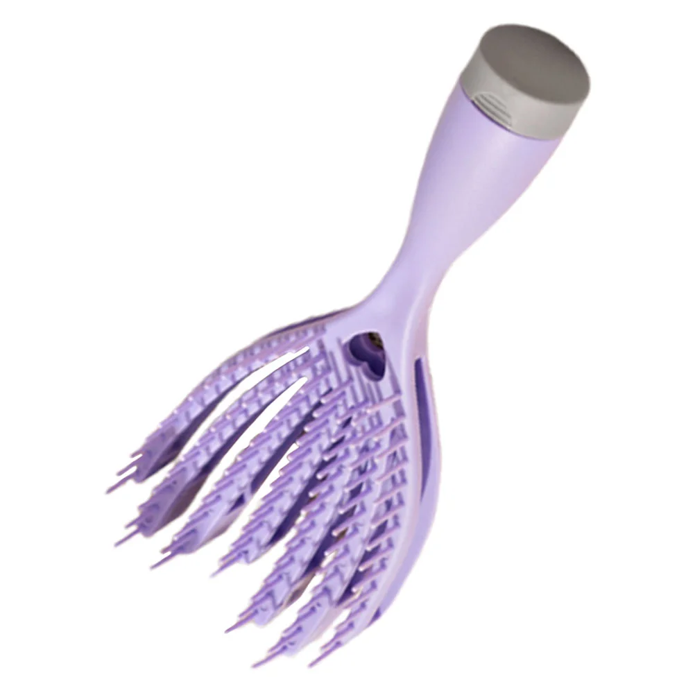 Dual Purpose Hollow Comb Curl for Curled Hair Brush Women Travel Polypropylene Detangling 5
