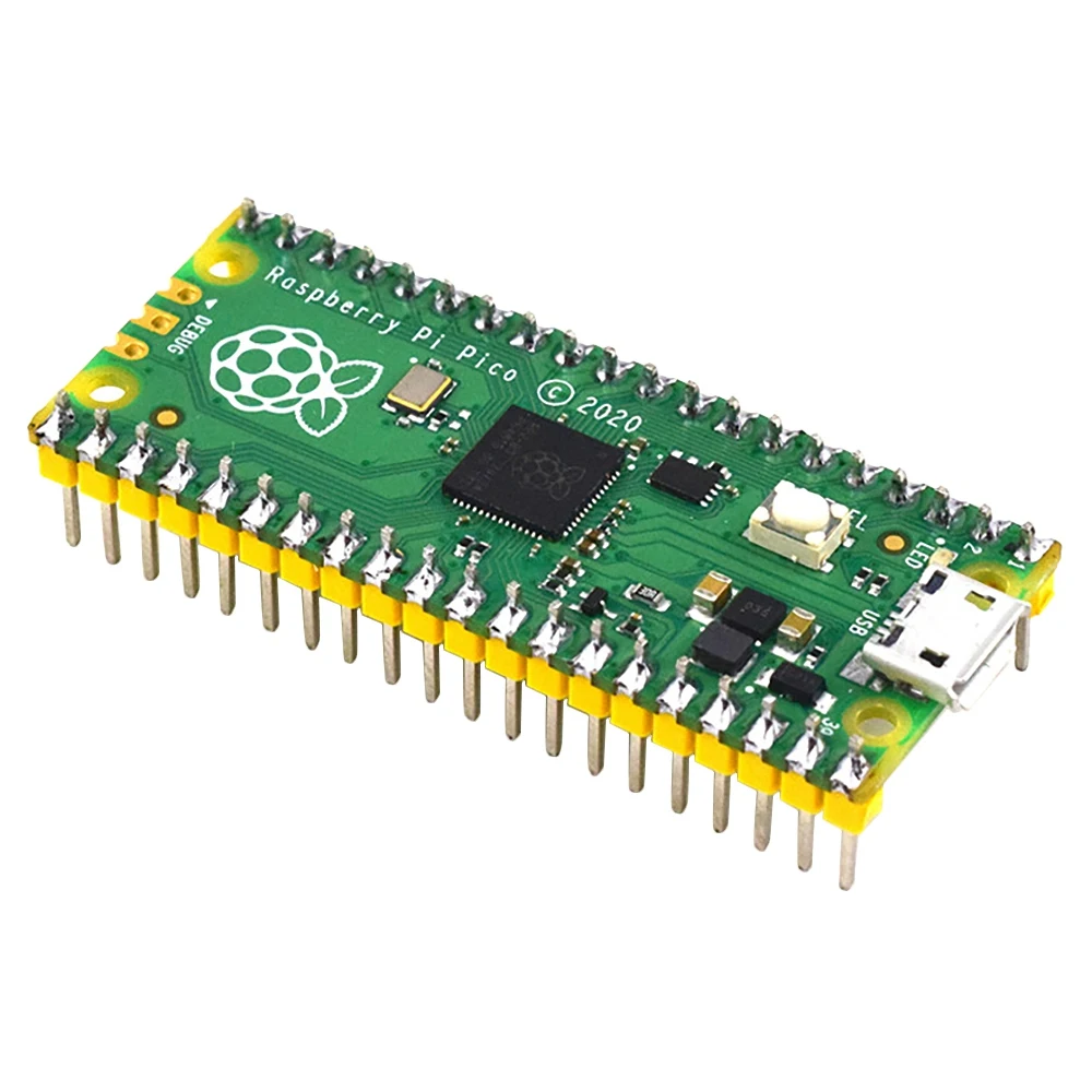 

Pico Development Board for Raspberry Pi Pico Dual-Core RP2040 Arm Cortex MO+Processor 133 MHz Support Mciro Python(B)