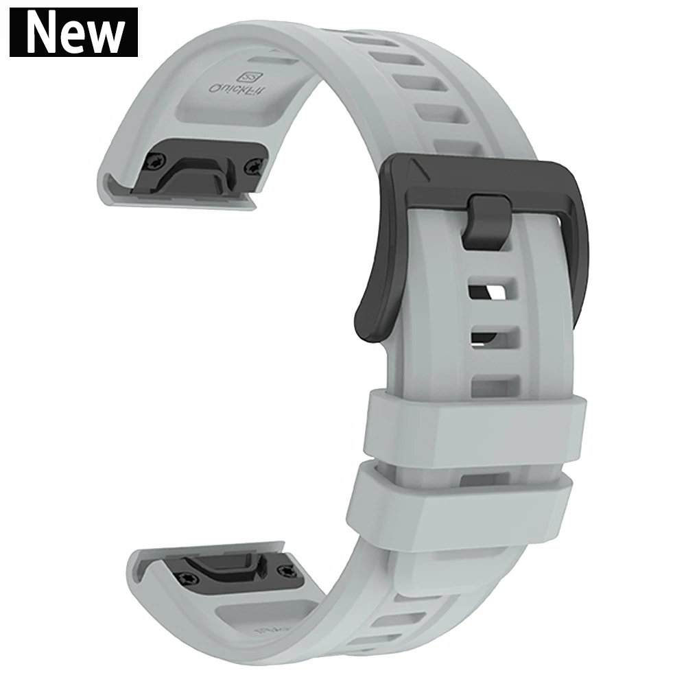 Durable QuickFit Silicone Watch Strap - 26mm/22mm