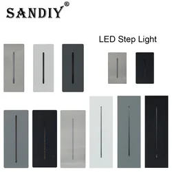 Outdoor Lighting Recessed Wall Lamp Waterproof IP65 3W/6W Led Embedded Step&Stair Balcony Porch Aisle Yard Outside Night Light