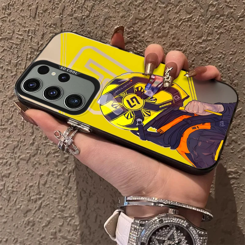 L-Lando N-Norris Frosted Acrylic Phone Case Cover