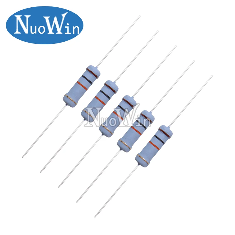 Carbon Film Resistor 2W 5% 0.1R-10M 0.22 10R 47R 100R 150R 220R 330R 560R 750R 1K 10K 33K 100K 220K 470K 820K Ohm 20pcs/Lot
