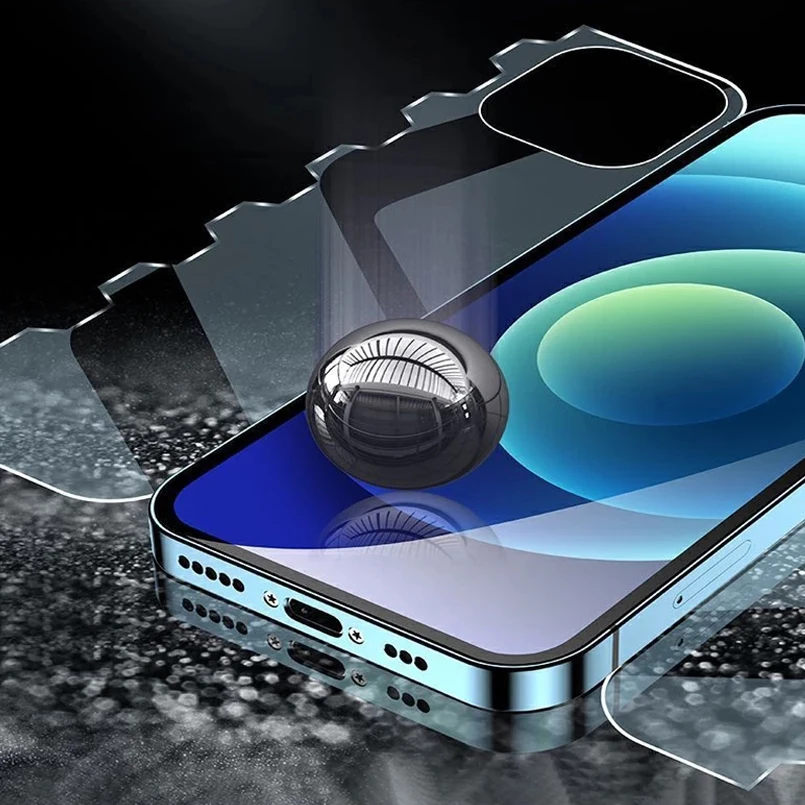 50Pcs 360° Full Body Butterfly Hydrogel Film For iPhone 13 Pro Max Screen Protector For Apple iPhone 13mini 11 12 Pro Gel Films