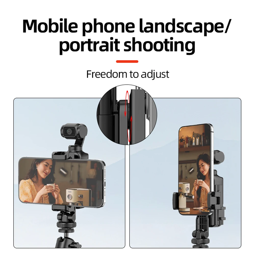 Phone Holder Teleprompter DJI Pocket 3 Camera Live Streaming Bracket Expansion Adapter Frame action camera accessories camera accessories