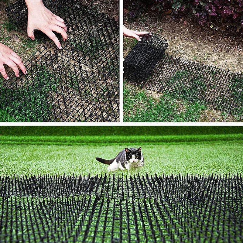 Anti-cat soft thorn mat garden anti-cat and dog net thorn mat repellent anti-bed urination protection plant outdoor supplies