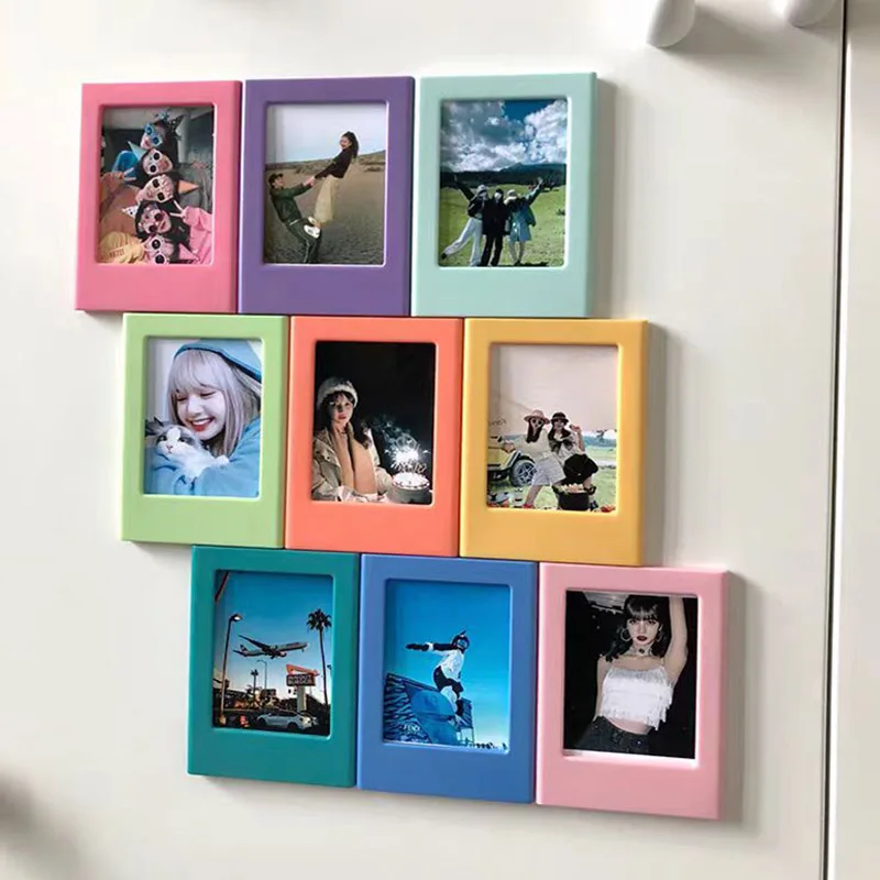 3 Inch Magnet Photo Frames For Fujifilm Camera Mini 12/11/Evo /40/9/7+/25/90/Evo  For Fuji Instax Mini Film Photo Frames