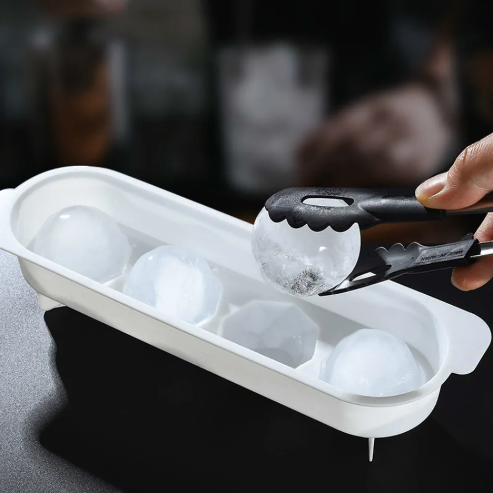 Large Ice Mould Ice Ball Maker Ice Box Whiskey Round Ice Maker Quick  Freezer Ice Mold Tray DIY Cocktail Kitchen Bar Tools - AliExpress