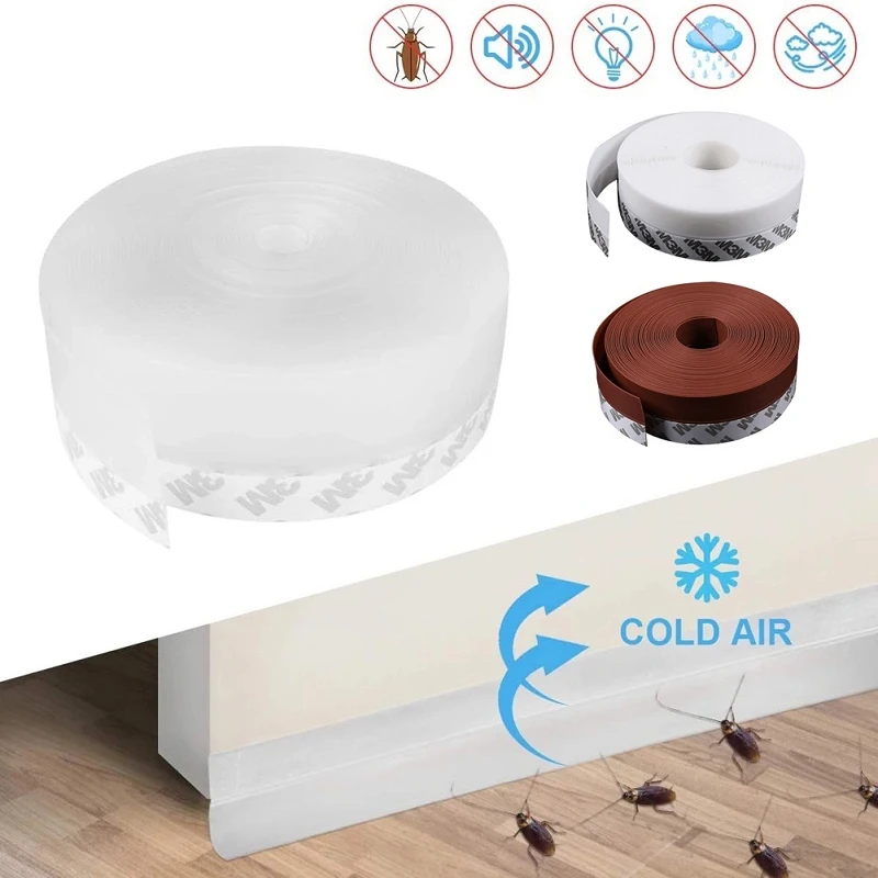 isolamento acústico, Weatherstrip, Windproof, Poeira Adesivo, Fitas de vedação, 5m