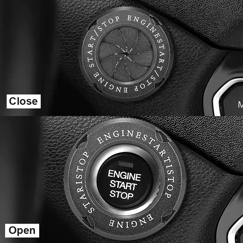 

Крышка кнопки запуска и остановки двигателя автомобиля, декоративная накладка против царапин, универсальные Сменные аксессуары для BMW, Audi, Mazda